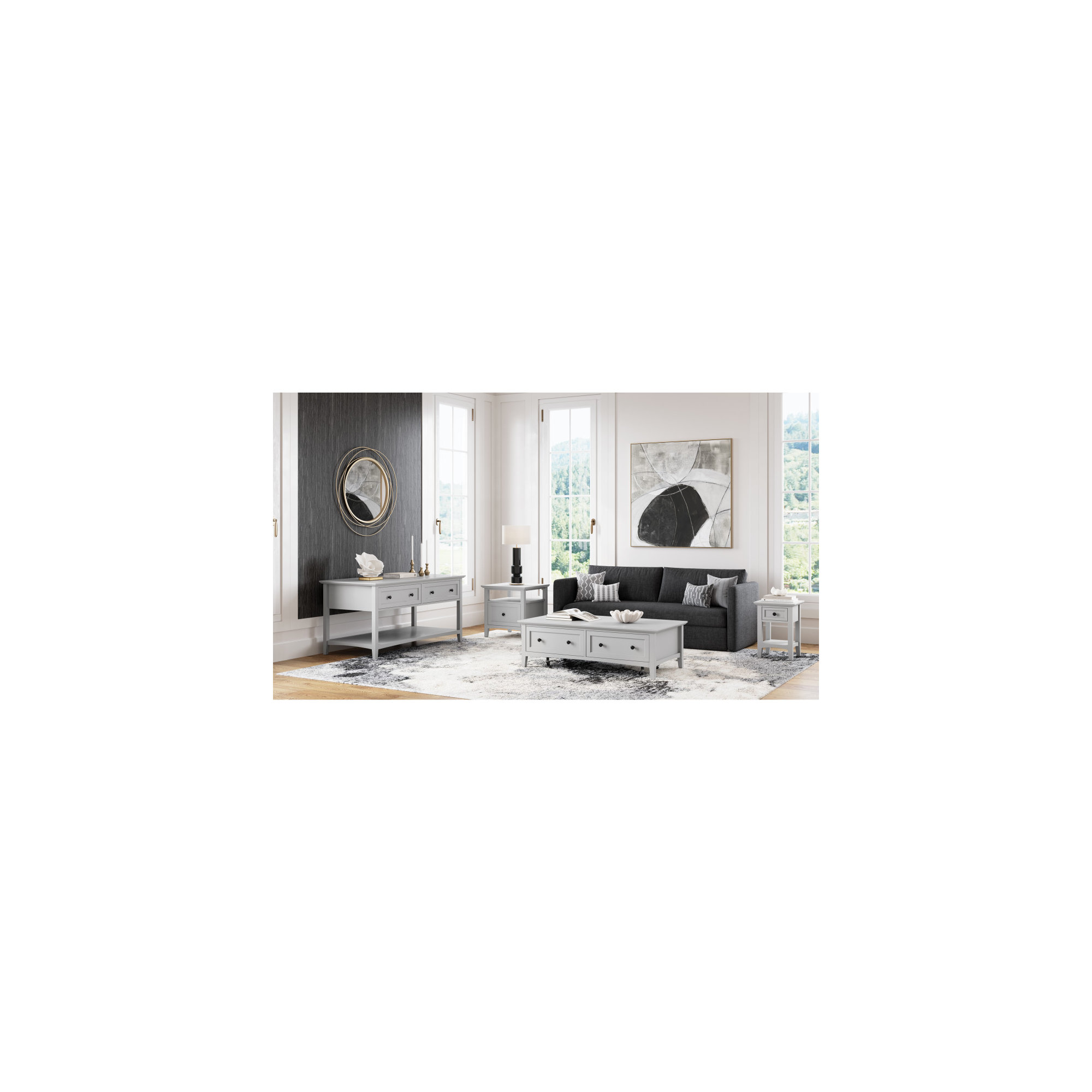 Renee Console Table, Gray