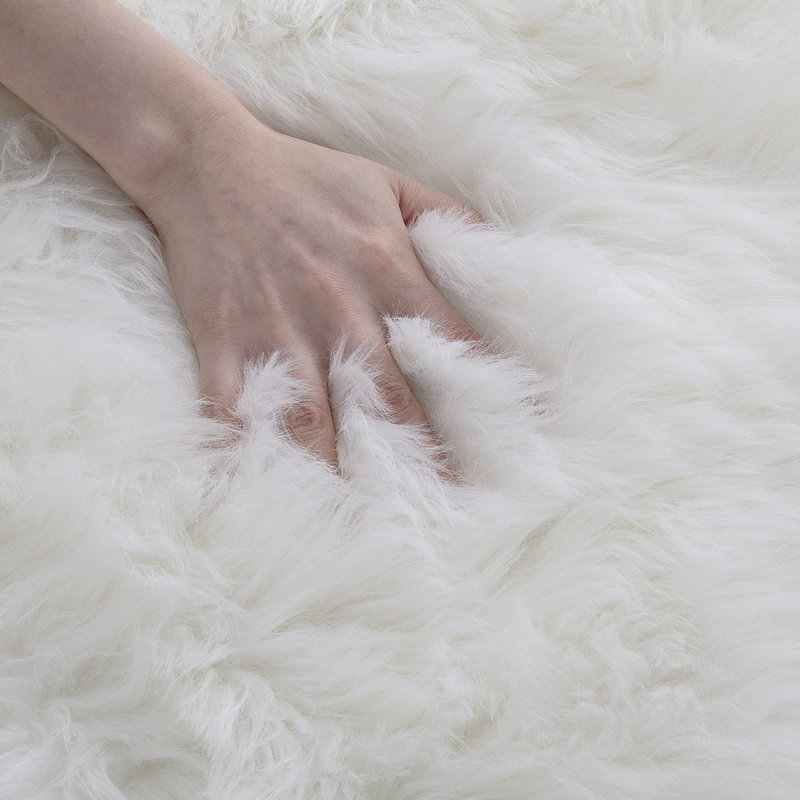 Sheepskin Indoor Rug, Round 5'