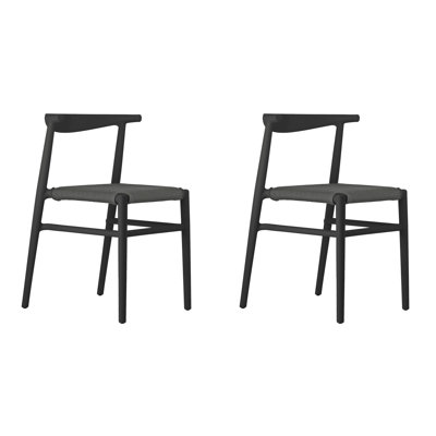 Ensemble de 2 chaises empilables Joi