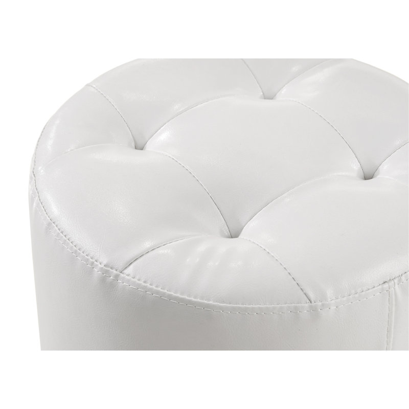 Tabouret de coiffeuse pivotant 1 pièce, Blanc