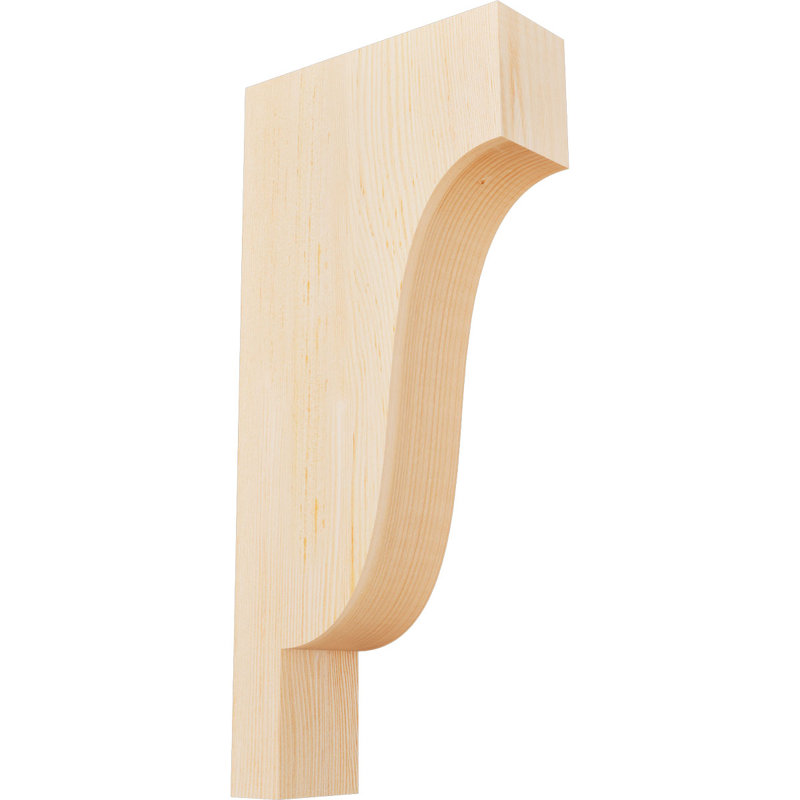 Newport Corbel, H 22 po x l 3,5 po x P 10 po, Sapin de Douglas, Lisse