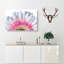 Petals Of A Pink And White Gerbera - Wrapped Canvas Painting-56638437