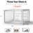 Armorstack Premium Clear Shoe Box - 6-Pack, Heavy-Duty & Stackable For Size 13 Shoes