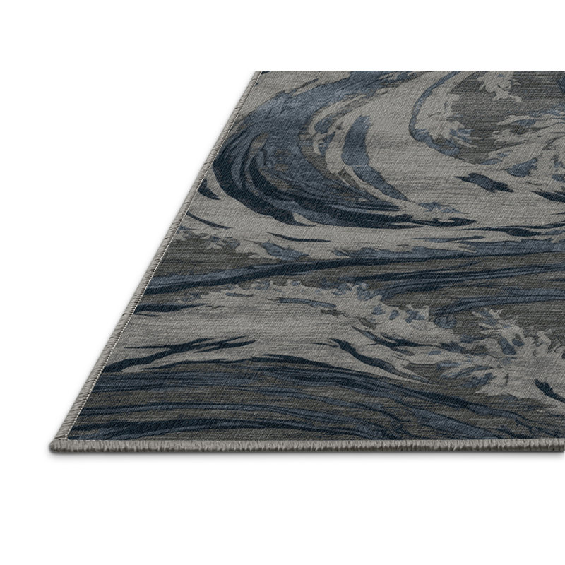  Tapis bord de mer lavable Stormy Seas, Rectangulaire 2 pi x 3 pi