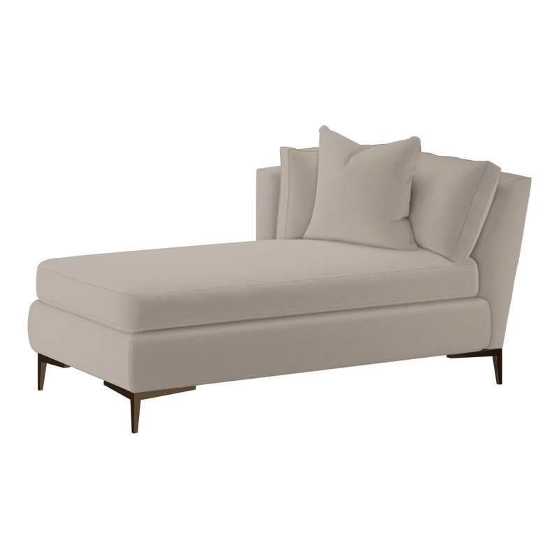 Aiden Chaise Lounge, Antique Bronze, Left Hand Facing, Bond Linen (Performance fabric) 1086-92