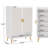 Shoe Cabinet with Adjustable Shelves and Doors-1240192719