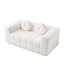 Canapé capitonné en polyester compressé avec coussins décoratifs-1555482257-1555482256