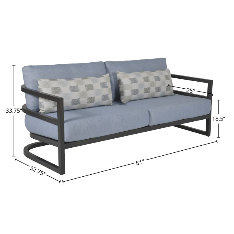 Gala Outdoor 3 - Seat Patio Sofa
