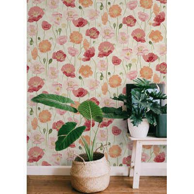 Adelia Moss Peel and Stick Wallpaper
