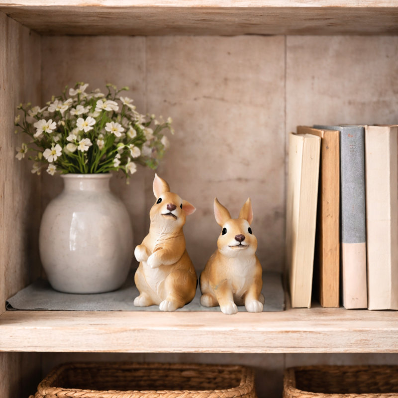 Ensemble de 2 figurines en résine