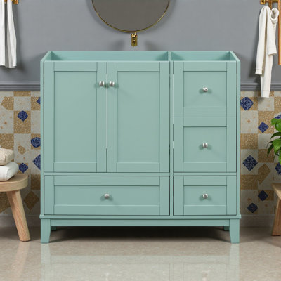 [Cabinet Only] 36" Bathroom Vanity(Sink Not Included)