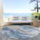 Machine Washable Indoor/Outdoor Claudian ACN1620 Blue Rug