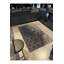 Tapis lavable à motif de losanges noirs tissés-2011156868