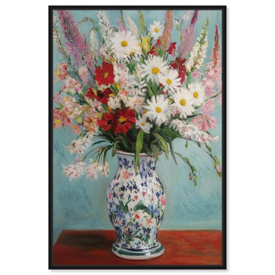 Fleurs sur une table, art floral chic par Art Remedy
