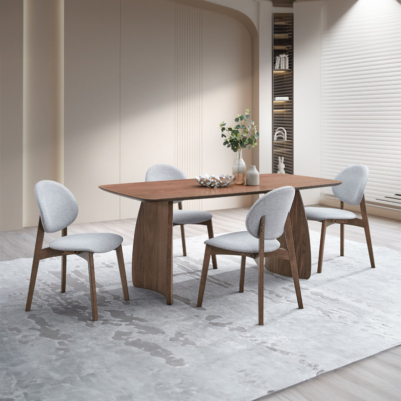 Hadasa Side Chair (Set-2), Light Gray