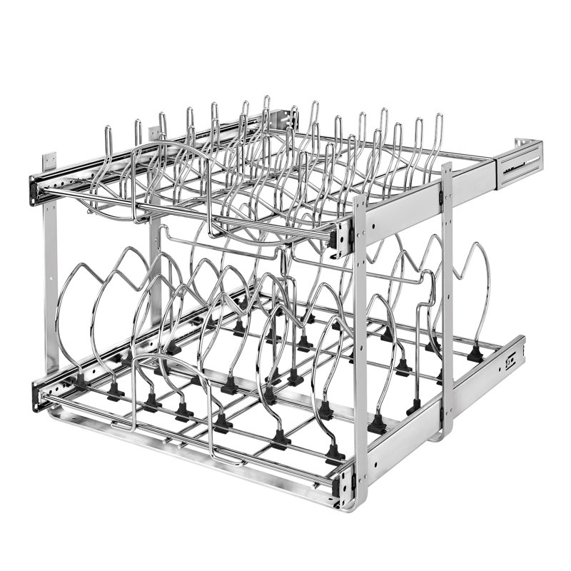 Rev-A-Shelf Pullout Cabinet Pot and Pan Organizer, 21'' W