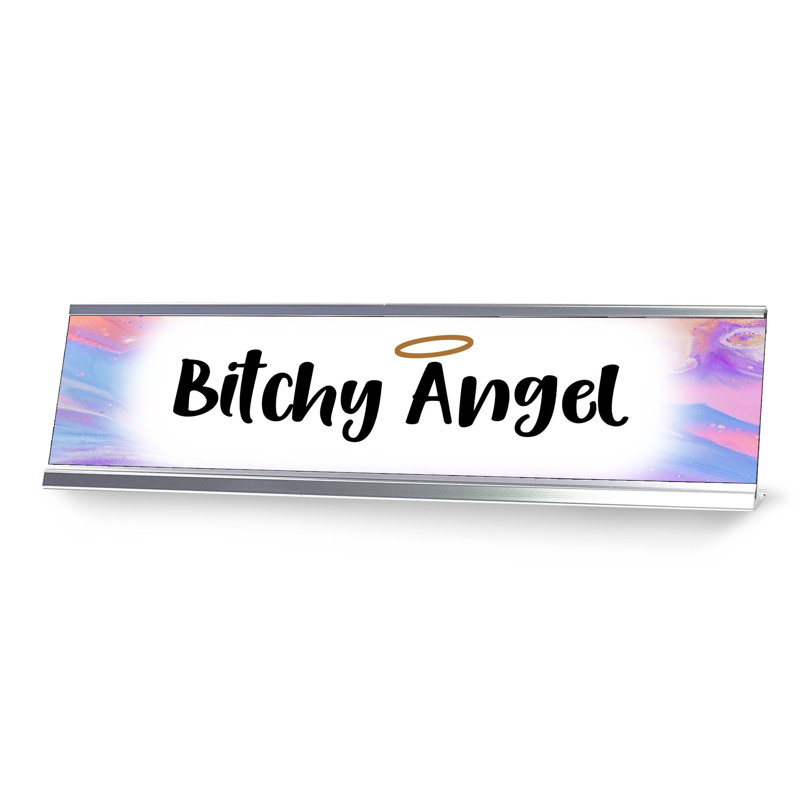 Angel Desk Sign