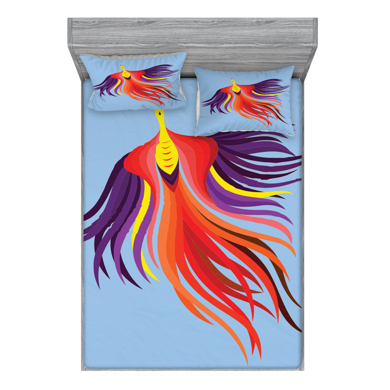 Ensemble de draps en microfibre Phoenix, Ensemble de draps pour lit double + un drap-housse