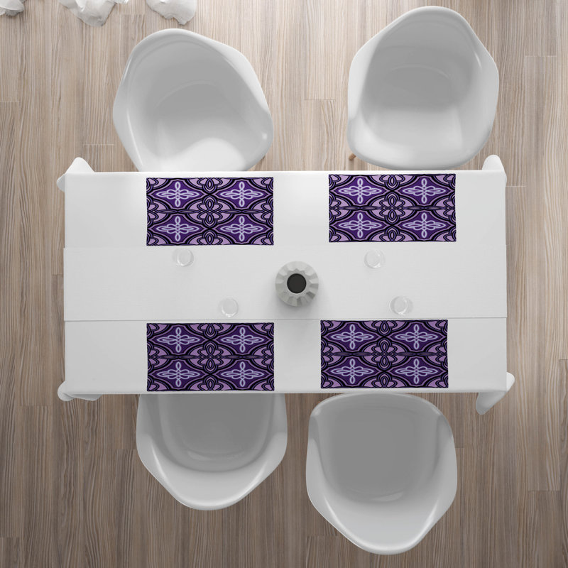 Polyester Geometric Rectangle Placemat