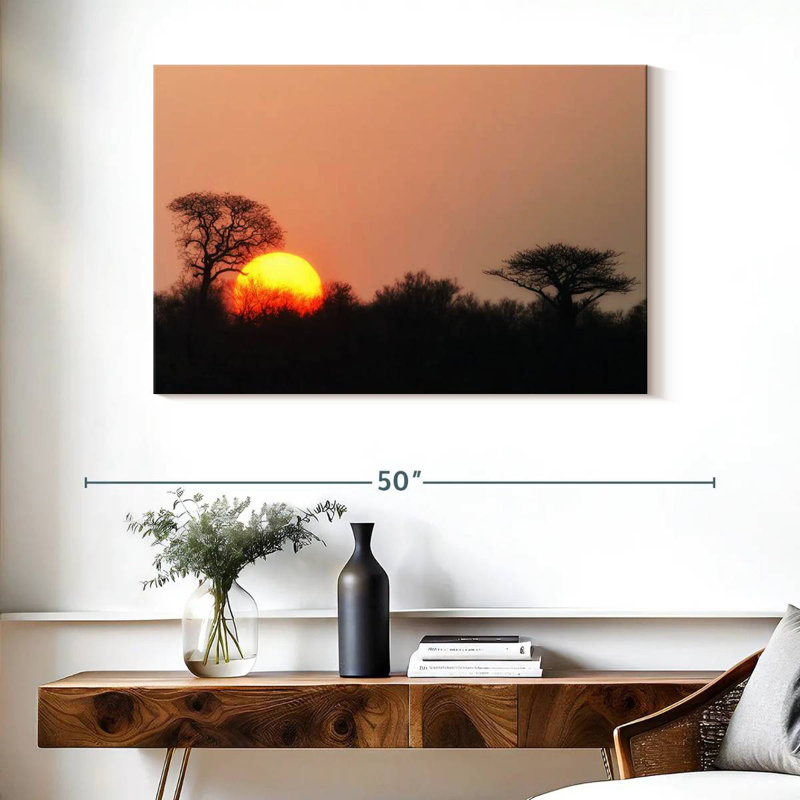 Alvord Kruger coucher de soleil, H 26 po x l 39 po