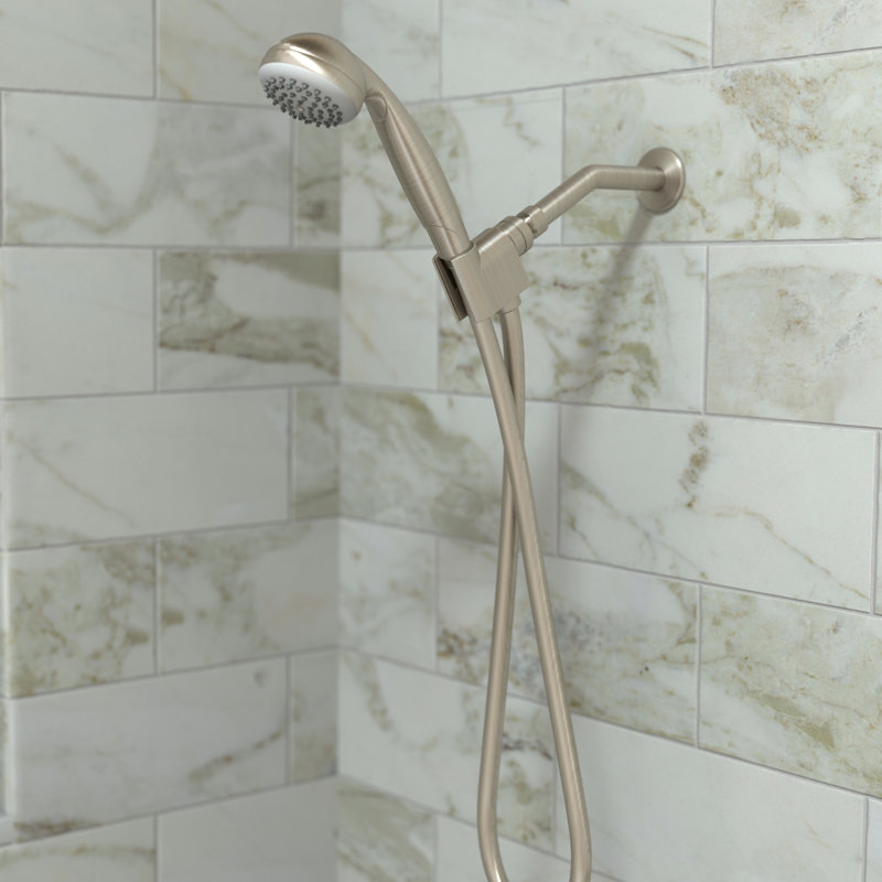 Croma Single Function Handheld Shower Head, Brushed Nickel