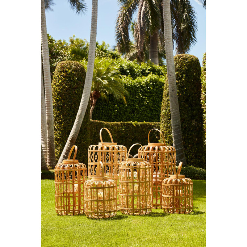 Amanda Lindroth Harbour Island Lantern, 35" H x 16" W x 16" D