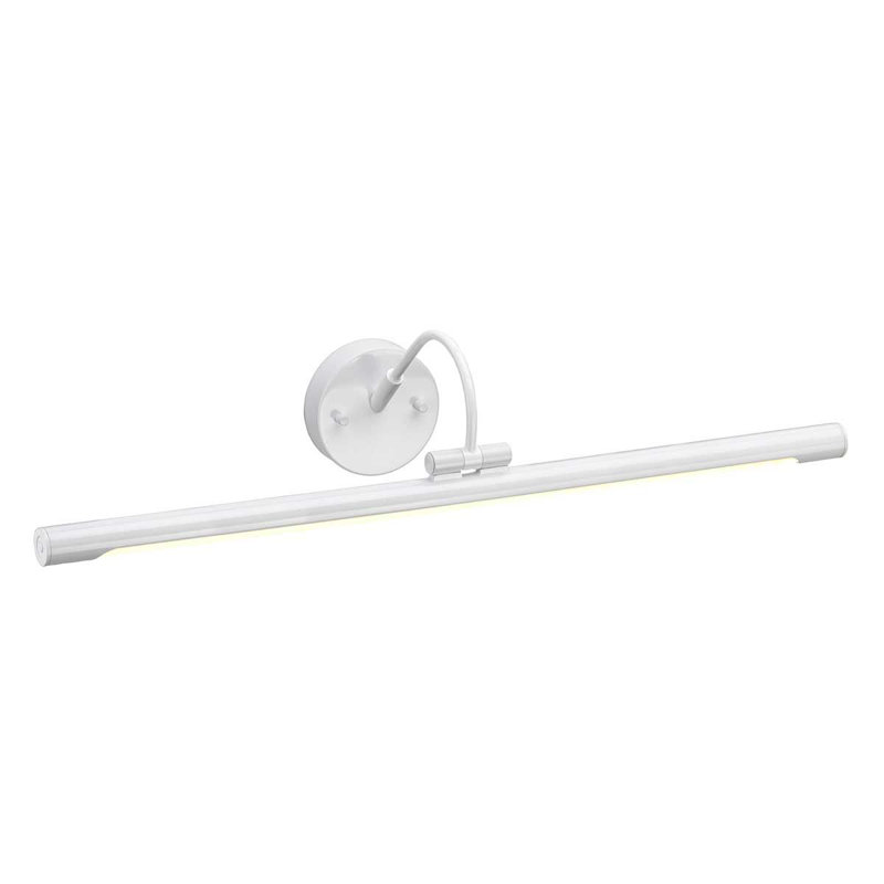 Alton 1 -Light Hardwired Dimmable LED Wall Mounted Picture Light, 14.9cm H x 67.4cm W x 20.5cm D, White
