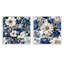 Polston - Ensemble de 2 collages floraux carrés-101848803-101848806