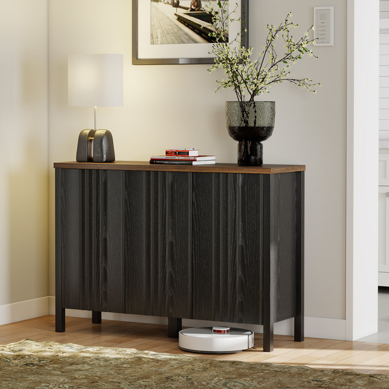 Armoire de rangement pour chaussures moderne autoportante avec tablettes réglables et grande capacité, Noir