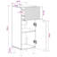  Bathroom Storage Cainet with Drawer ARNHEM Engineered Wood Organizer-1308593532