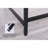Black Console Table Narrow Modern Entryway Table Small Behind Couch Table Skinny Sofa Table Hallway Table For Living Room Foyer Bedroom Corridor Office