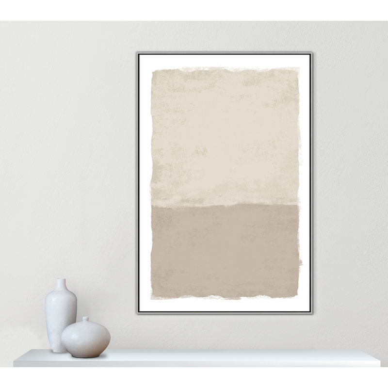 «Silent Sands II» par Natalie Carpentieri, Flottant argenté, 41.5' W x 61.5' H
