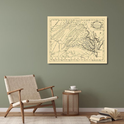 Art sur toile tendu avec Alcott Hill® Kitchin Gallery: Virginia - 1761 VAST0006