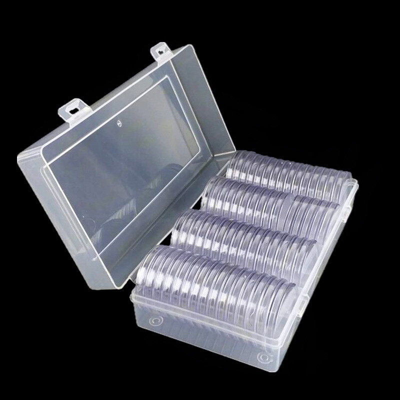 60PC 40MM Transparent