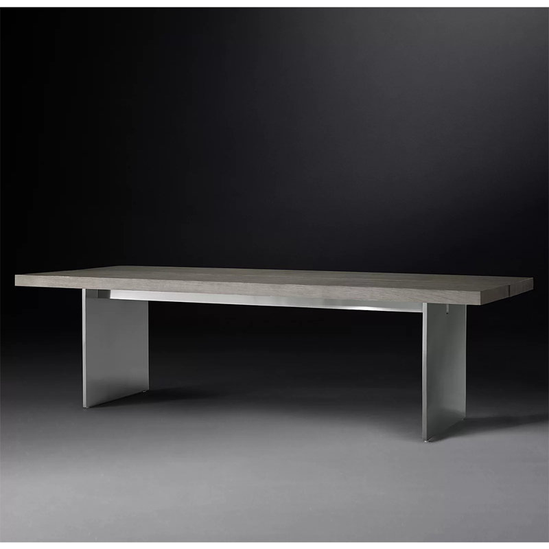 Vershawn Modern simple solid wood dining table, 29.5"H x 78.7"L x 31.4"W