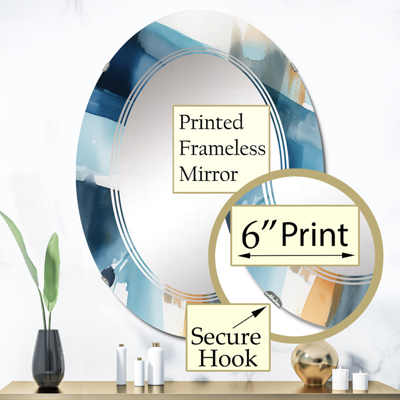 Miroir mural Woroud, 36 po x 24 po