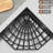 Kitchen Sink Organizer Corner Sponge Holder Stainless Steel Black