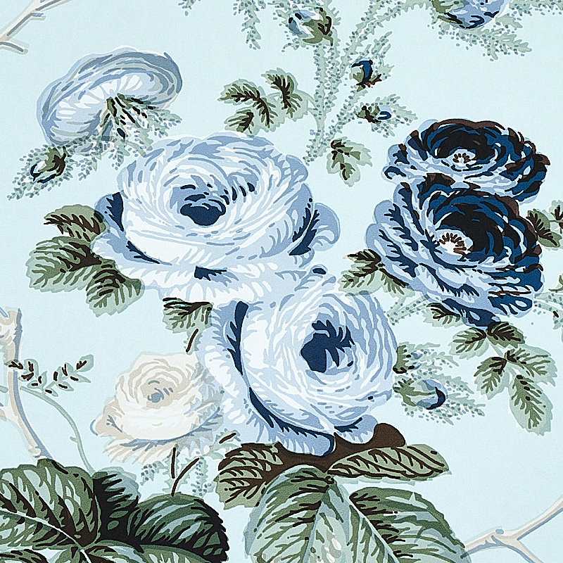 Papier peint Salisbury, Bleu