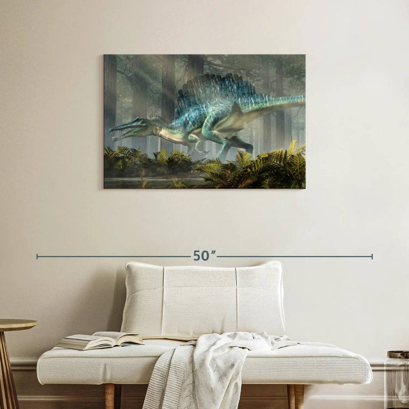 Spinosaurus panoramique Crowle, H 24 po x l 36 po