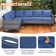 Soyab 5 - Person Modular Patio Conversation Sets with Cushions