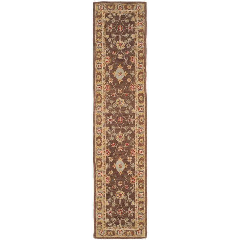Tingley Hand Tufted Wool Pile Oriental Rug, Runner 2'3" x 10'