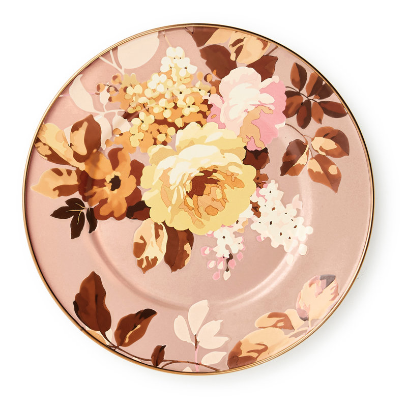 Wild Rose Salad/Dessert Plate, Mauve
