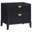 Table de chevet 2 tiroirs Mason