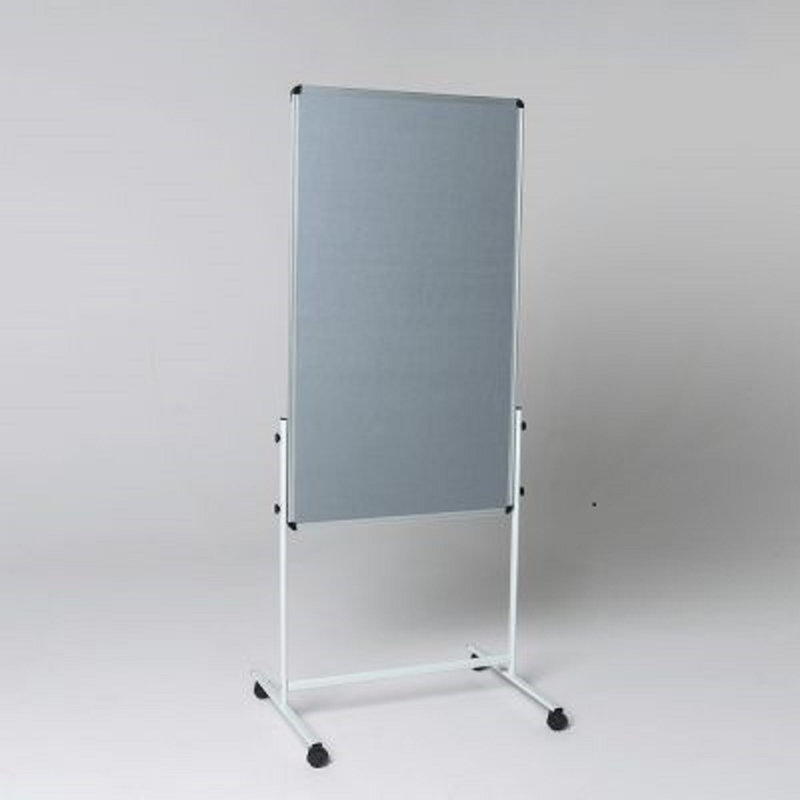 Mobile Free-Standing Combination Whiteboard, 120 cm H x 70 cm W