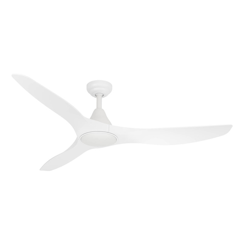 Lebo 132cm Ceiling Fan with LED Lights, White