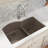 Quartz Classic 33" x 22" x 10" Double Basin Undermount Kitchen Sink-17883045