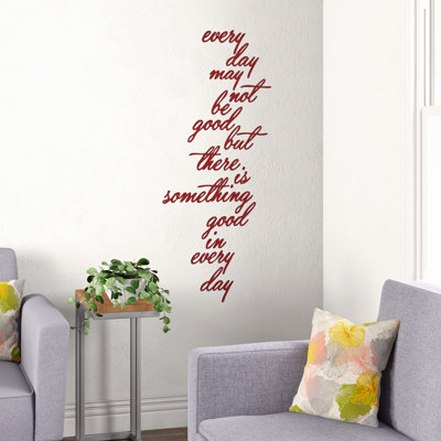 Text & Numbers Non-Wall Damaging Wall Decal