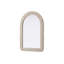 Miroir Dornard Cornhusk 42 en lin blanc-108457501