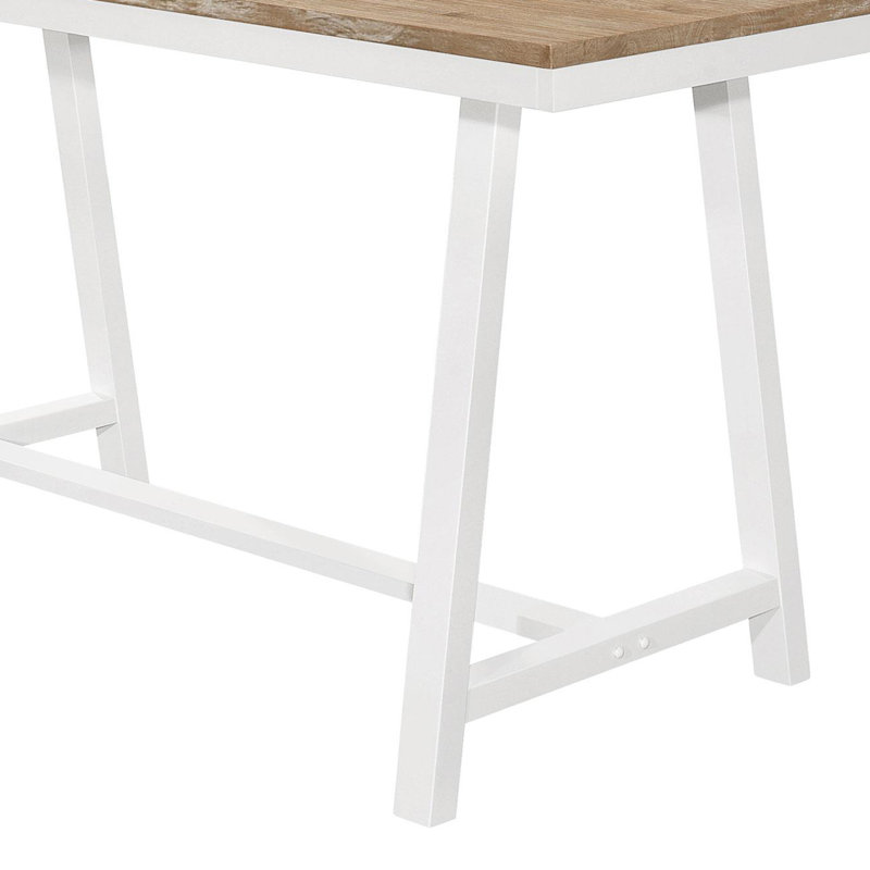 Rectangular Counter Height Dining Table Brown
