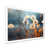 White Single Picture Framed